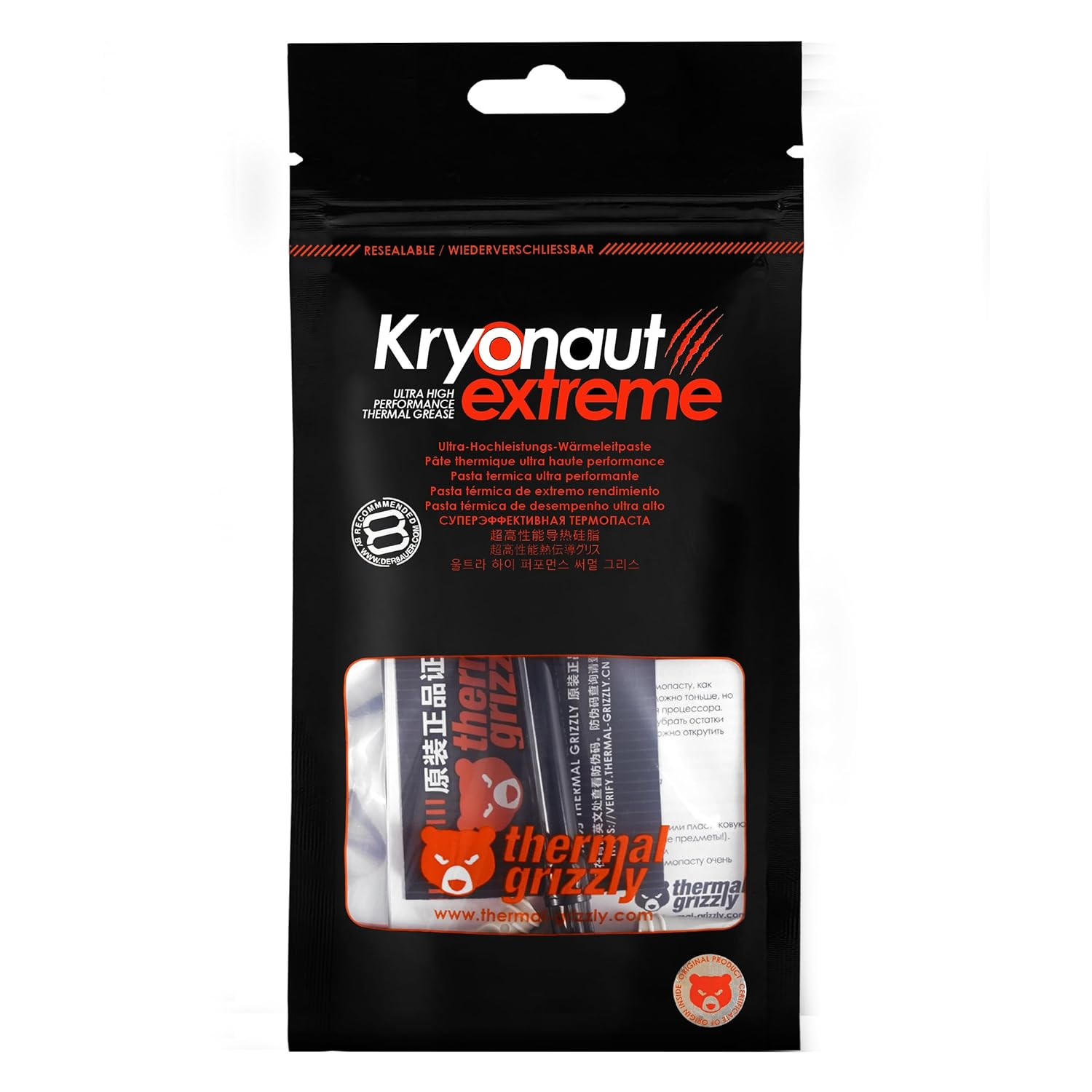 Thermal Grizzly Kryonaut Extreme (2g) High Performance Thermal Paste Thermal Grizzly Kryonaut Extreme (2g) High Performance Thermal Paste